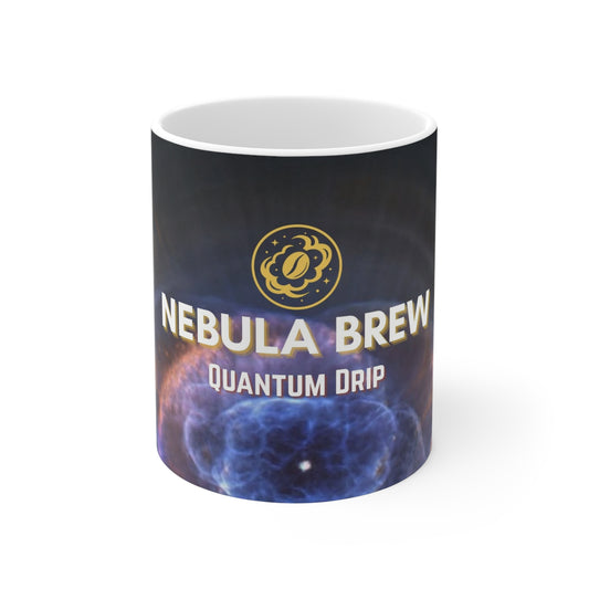 Nebula Brew Quantum Drip Mug – Galaxy-Inspired Coffee Cup for Sci-Fi Lovers