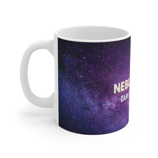 Nebula Brew Coffee Mug - Dark Matter Decaf Space-Themed Ceramic Cup