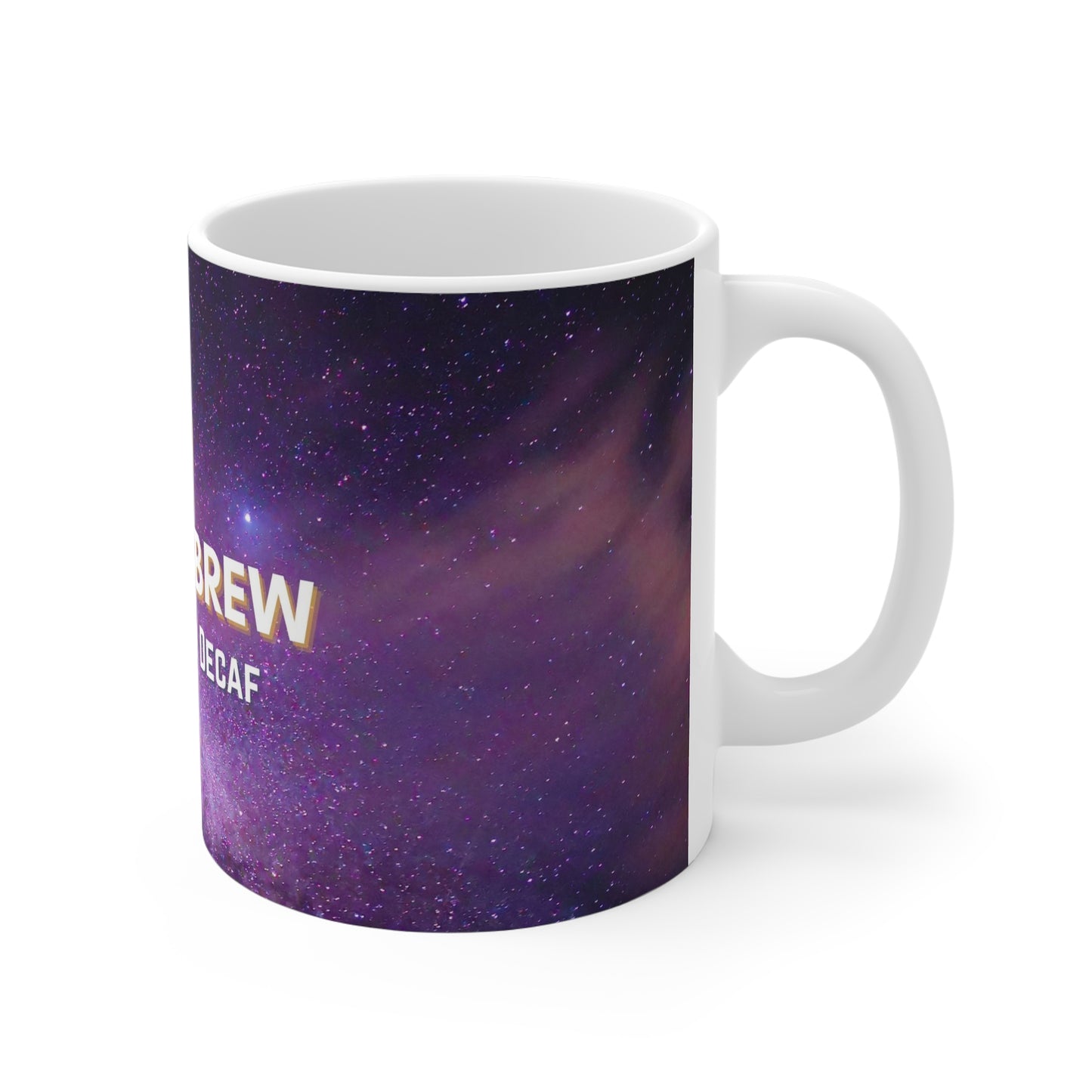 Nebula Brew Coffee Mug - Dark Matter Decaf Space-Themed Ceramic Cup