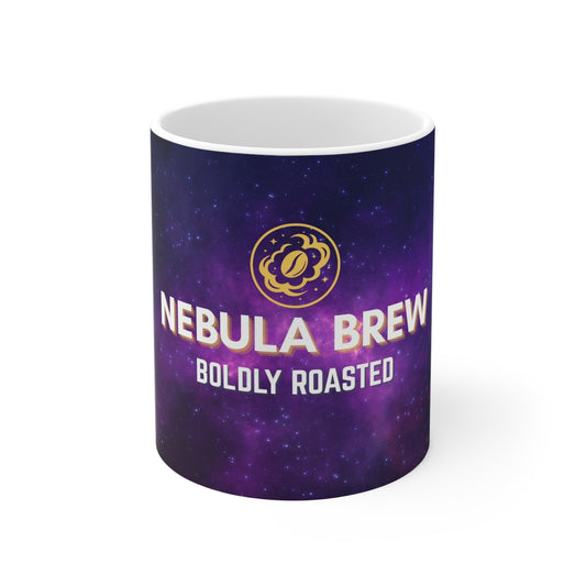 Nebula Brew Coffee Mug - Boldly Roasted Space-Themed Ceramic Cup