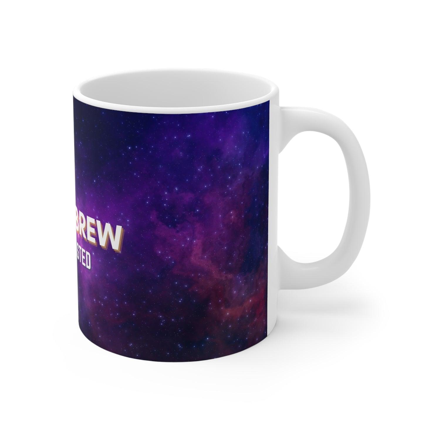 Nebula Brew Coffee Mug - Boldly Roasted Space-Themed Ceramic Cup