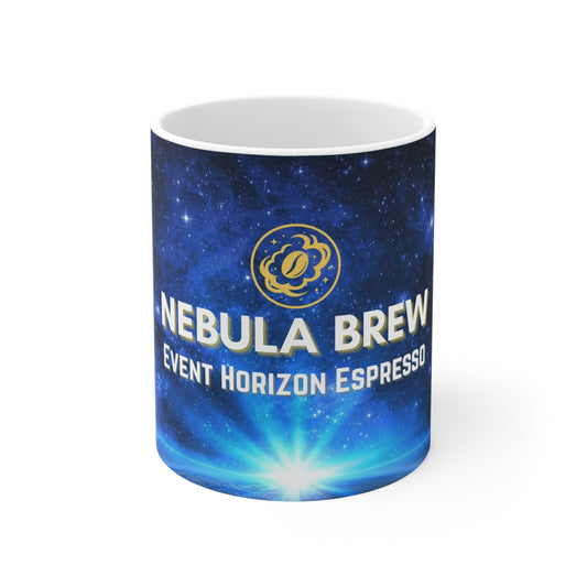 Nebula Brew Event Horizon Espresso Mug – Space-Inspired Coffee Cup for Sci-Fi Lovers