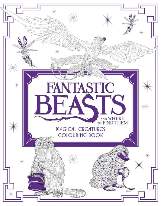 Fantastic Beasts and Where to Find Them Magical Creatures Colouring Book