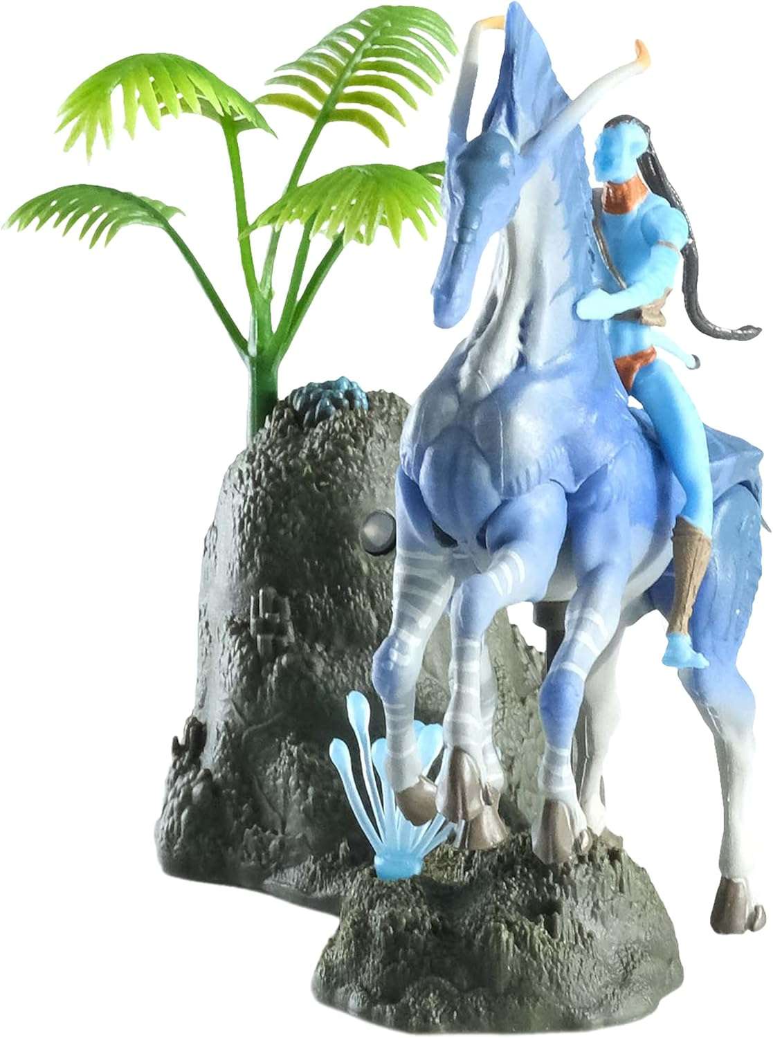 Avatar World of Pandora - Tsu'Tey & Direhorse Blacklight Glow Collectable Action Figure