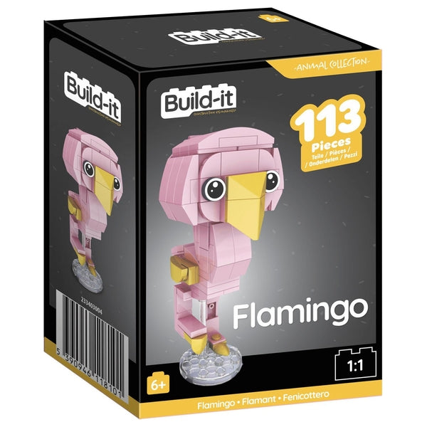 Build-It Flamingo 113 Piece Puzzle