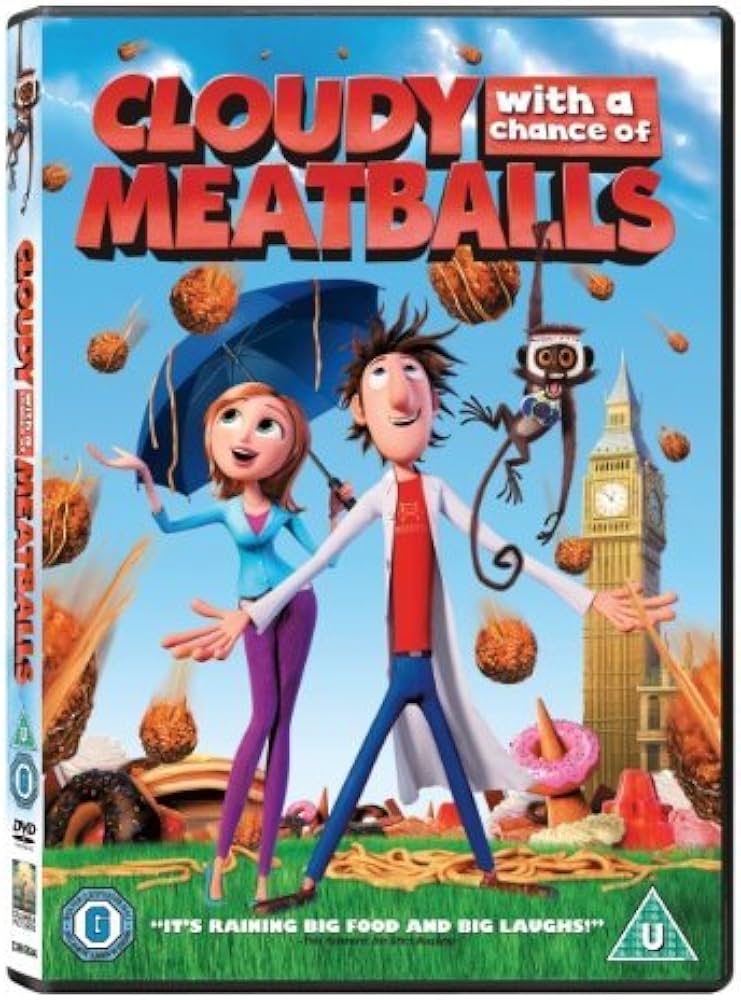 Cloudy with a Chance of Meatballs DVD