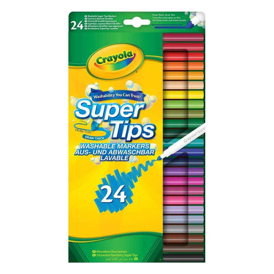 Crayola Super Tips 24 Washable Markers