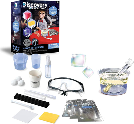 Discovery #Mindblown - Magic of Science 39-Piece Experiment Kit