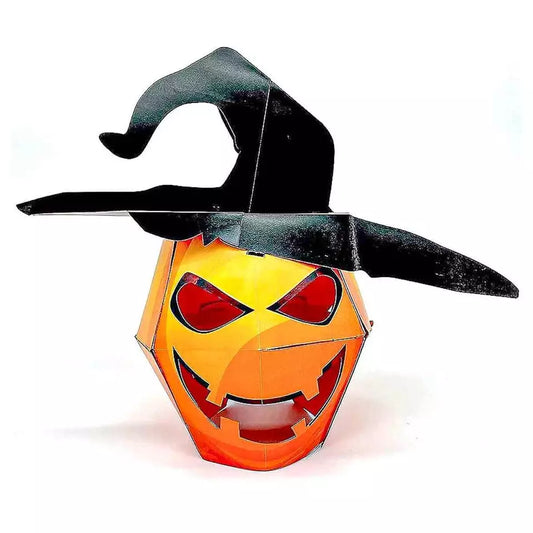 Fiesta Crafts 3D Card Craft Make a Mask Pumpkin Head