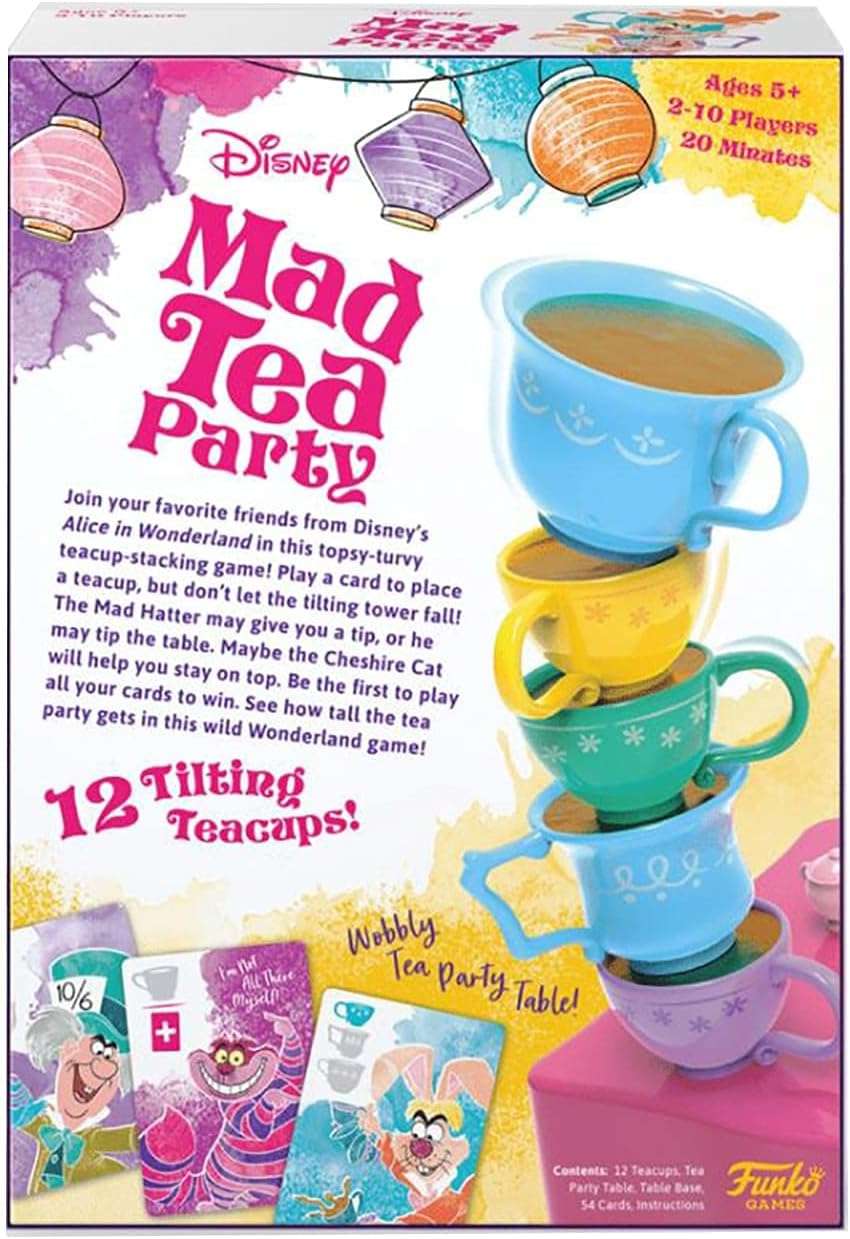 Funko Games Disney Alice in Wonderland Mad Tea Party Game 2