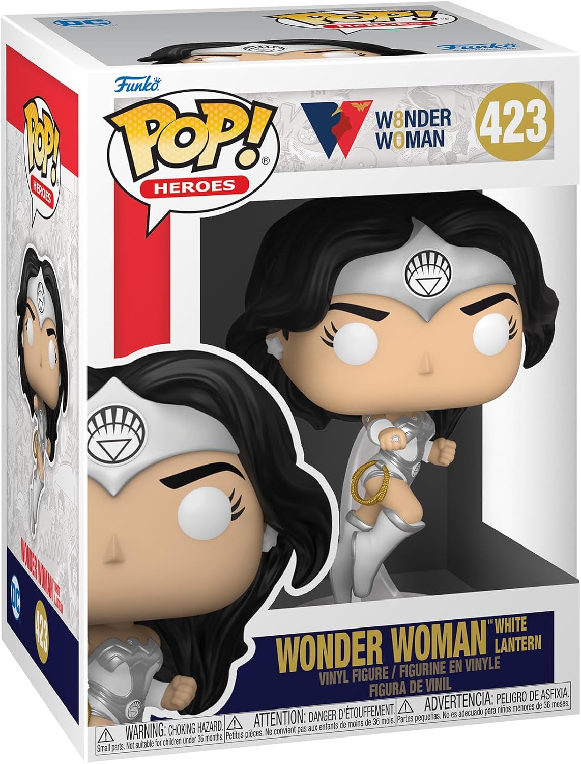 Funko Pop! Vinyl - Heroes DC Comics Wonder Woman 80: Wonder Woman White Lantern #423 2