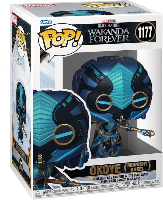 Funko Pop! Vinyl - Marvel Black Panther Wakanda Forever Okoye (Midnight Angel) #1177 2