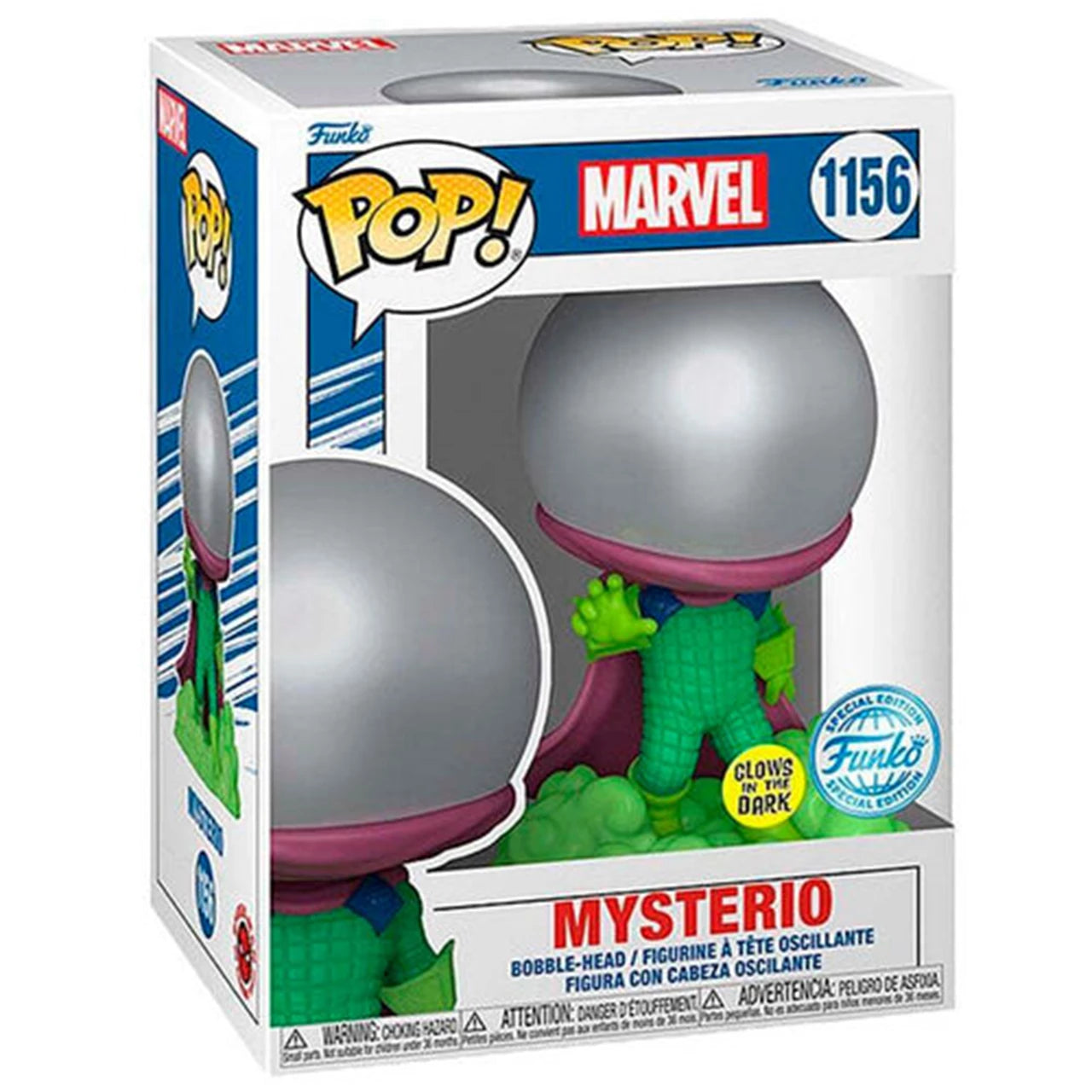 Funko Pop! Vinyl - Marvel Mysterio Special Edition (Glows in the Dark) #1156