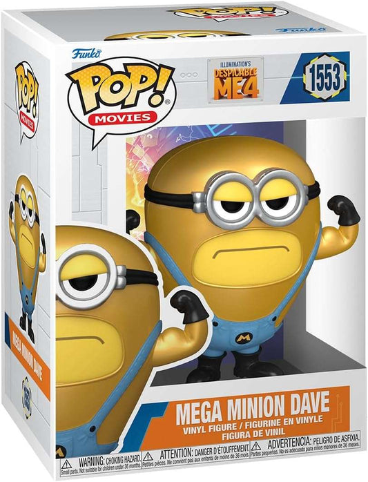 Funko Pop! Vinyl - Movies Illumination's Despicable Me 4 Mega Minion Dave #1553 2