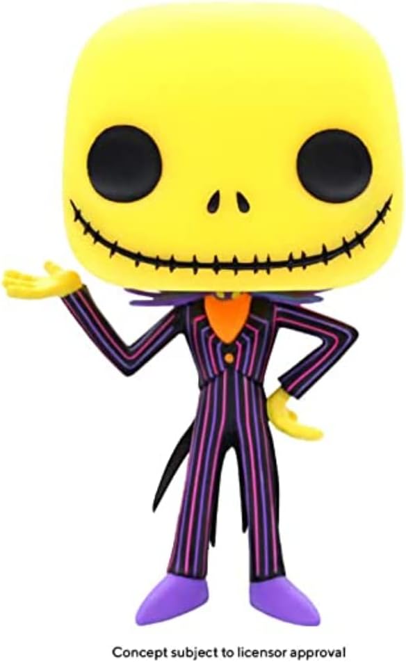 Funko Pop! Vinyl - Disney The Nightmare Before Christmas Jack Skellington Black Light Special Edition #15 2