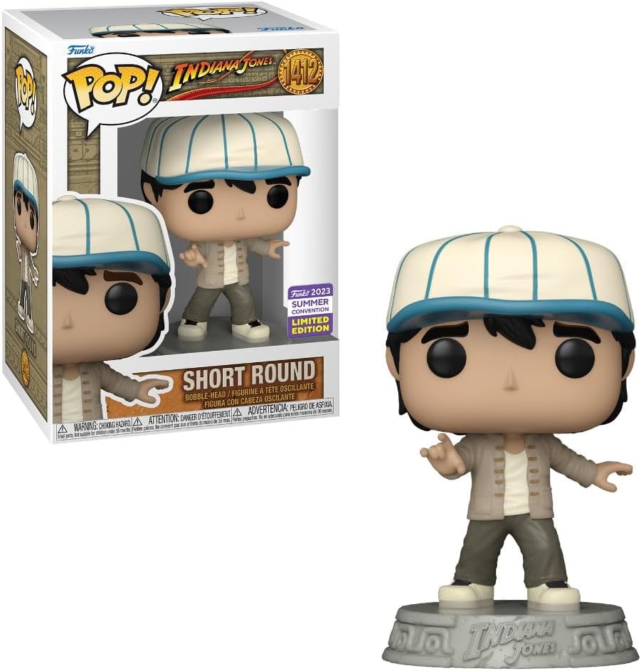 Funko Pop! Vinyl - Movies Indiana Jones and the Temple of Doom Short Round - Funko 2023 Summer Convention Limited Edition #1412 2
