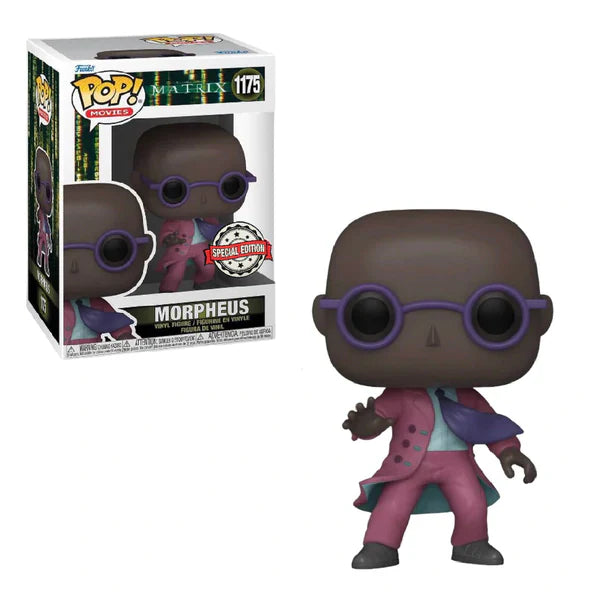 Funko Pop! Vinyl - Movies The Matrix Morpheus Pink Suit #1175 - Special Edition