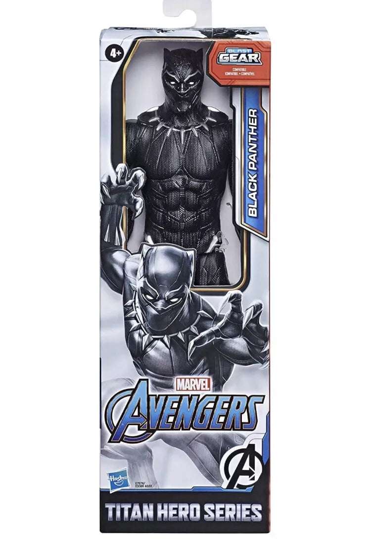 Hasbro Marvel Avengers Titan Hero Series Black Panther (Blast Gear Compatible) 6