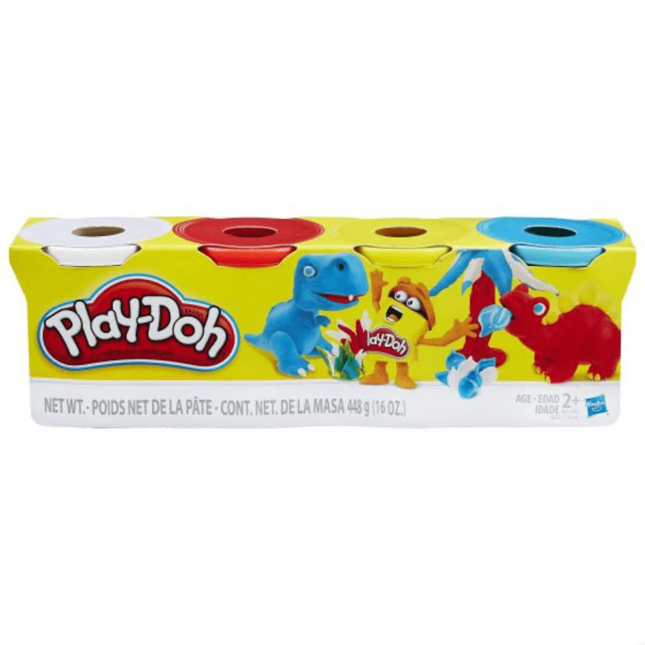 Hasbro Play-Doh 4 Pot Assorted Colours Starter Kit