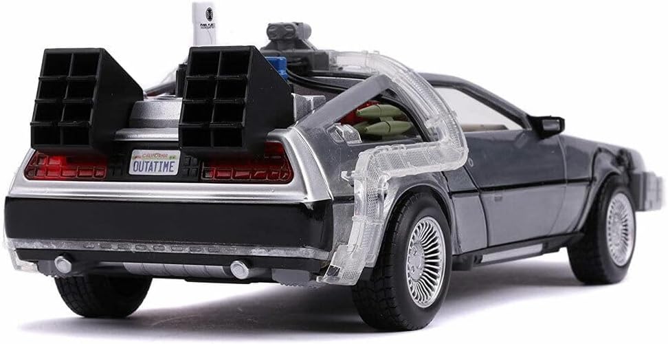 Jada Hollywood Rides! Back to the Future Part II DeLorean Time Machine