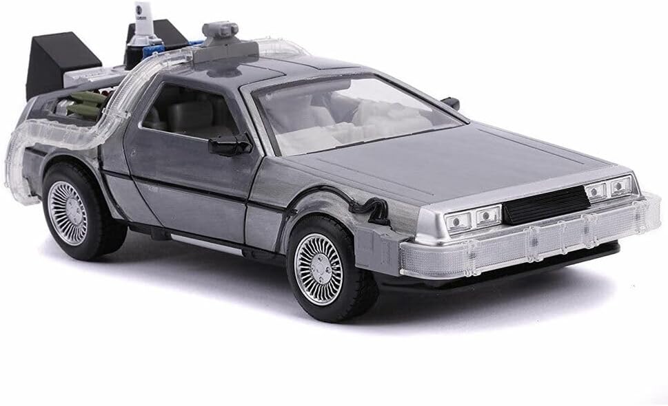 Jada Hollywood Rides! Back to the Future Part II DeLorean Time Machine 2