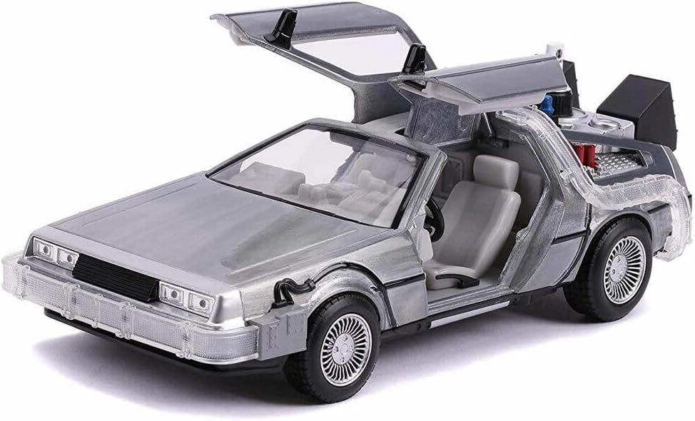 Jada Hollywood Rides! Back to the Future Part II DeLorean Time Machine 3