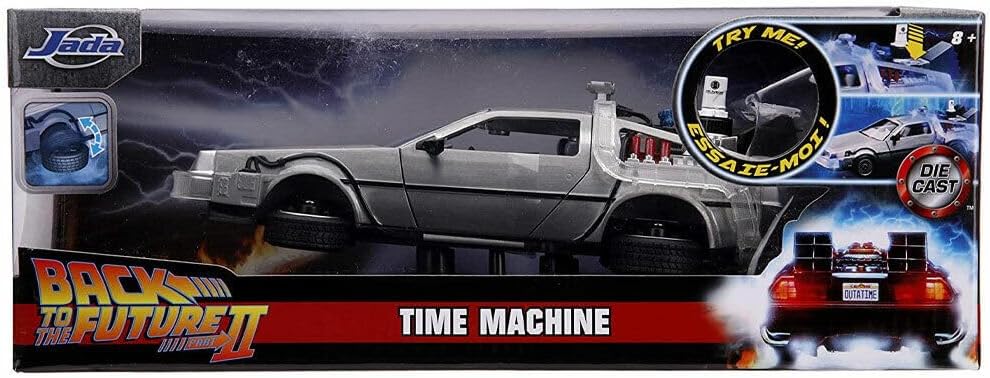 Jada Hollywood Rides! Back to the Future Part II DeLorean Time Machine 4