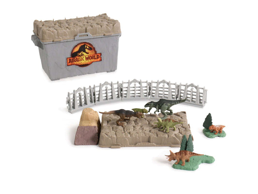 Jurassic World Dominion Minis - Mega On-the-Go Dinosaur Danger Set
