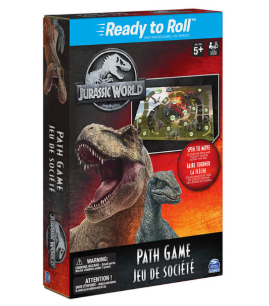 Jurassic World Path Game - Ready to Roll Fast-Paced Game by Spin Master Games