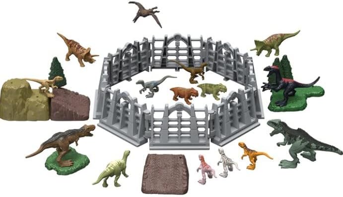 Jurassic World Dominion Minis - Mega On-the-Go Dinosaur Danger Set 3