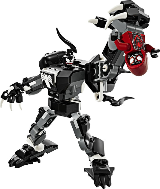 Lego Marvel Venom Mech Armour vs Miles Morales