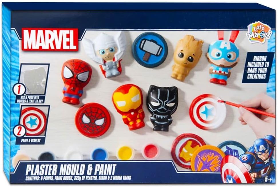 Let's Create! Marvel Plaster Mould & Paint