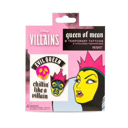 Mad Beauty Disney Villains Queen of Mean - 8 Temporary Tattoos 2