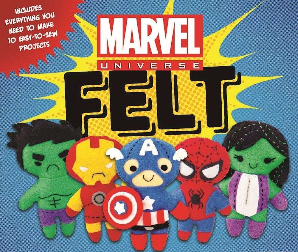 Marvel Universe Felt - Includes Everything You Need to Make 10 Easy-to-Sew Projects