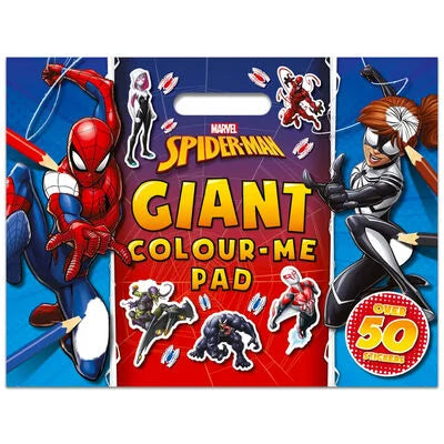 Marvel Spiderman Giant Colour-Me Pad