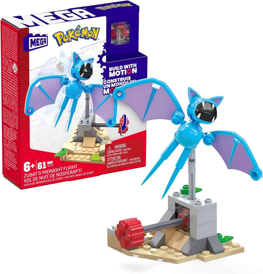 Mattel Mega Pokemon Build with Motion Zubat's Midnight Flight 2