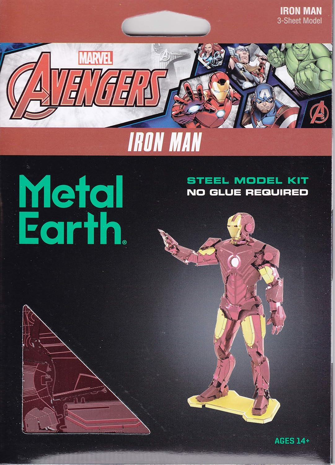 Metal Earth Marvel Avengers Ironman Scale Model Kit 2