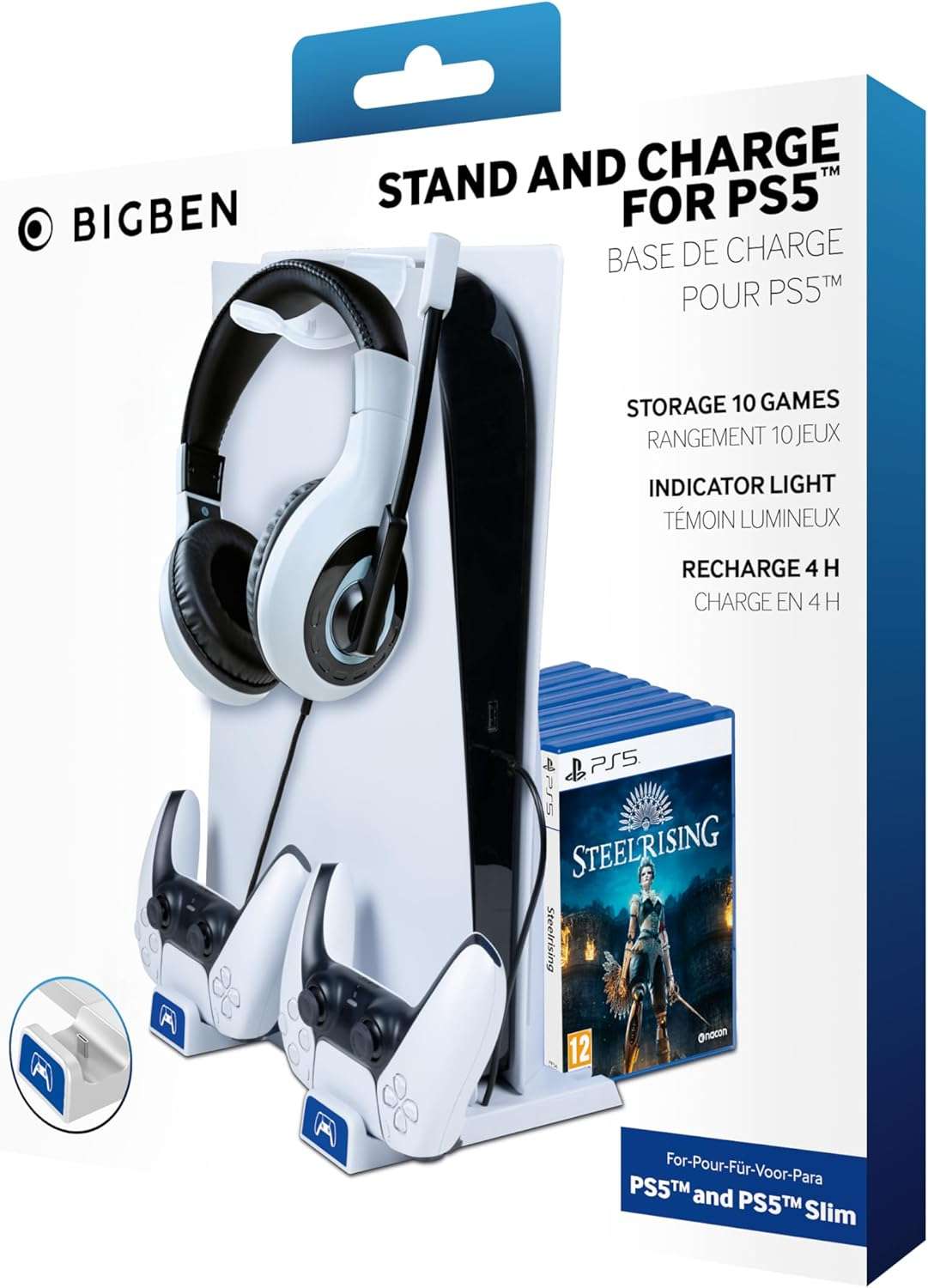Nacon Bigben Stand and Charge for PS5 and PS5 Slim