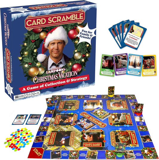 National Lampoon's Christmas Vacation Card Scramble - A Game of Collection & Strategy