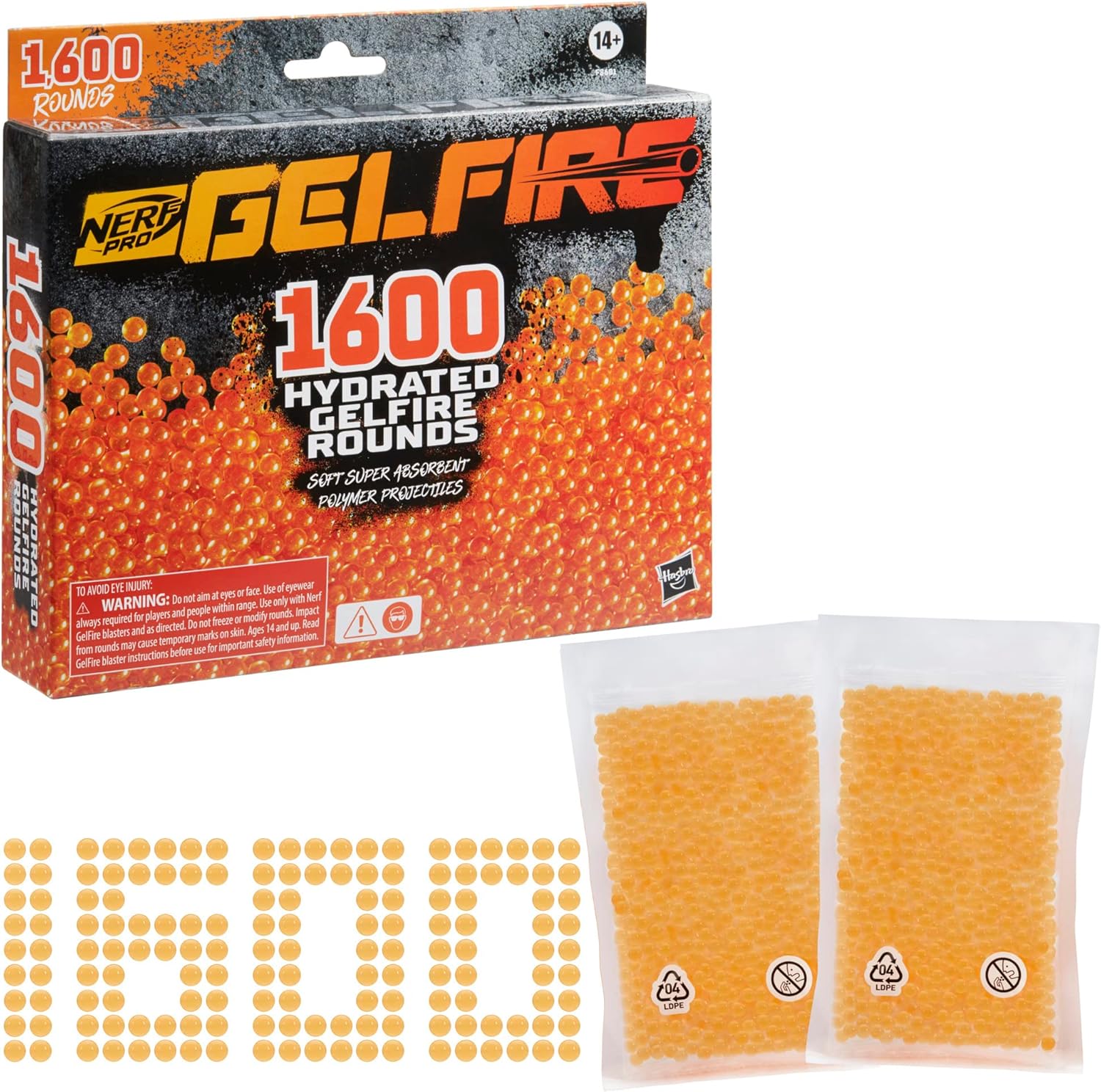 Nerf Pro 1600 Hydrated Gelfire Rounds 2