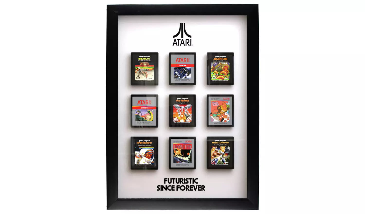 Official Atari Cartridges 3D Wall Art