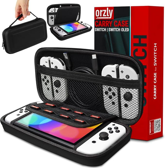 Orzly Nintendo Switch Black Carry Case