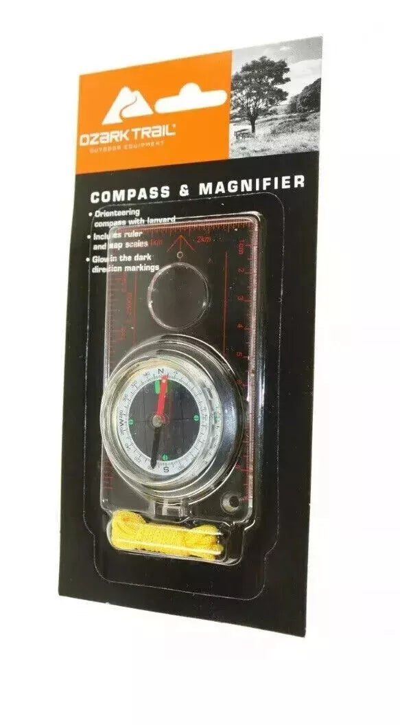Ozark Trail Compass - Reliable Navigation for Hiking, Camping & Outdoors 2