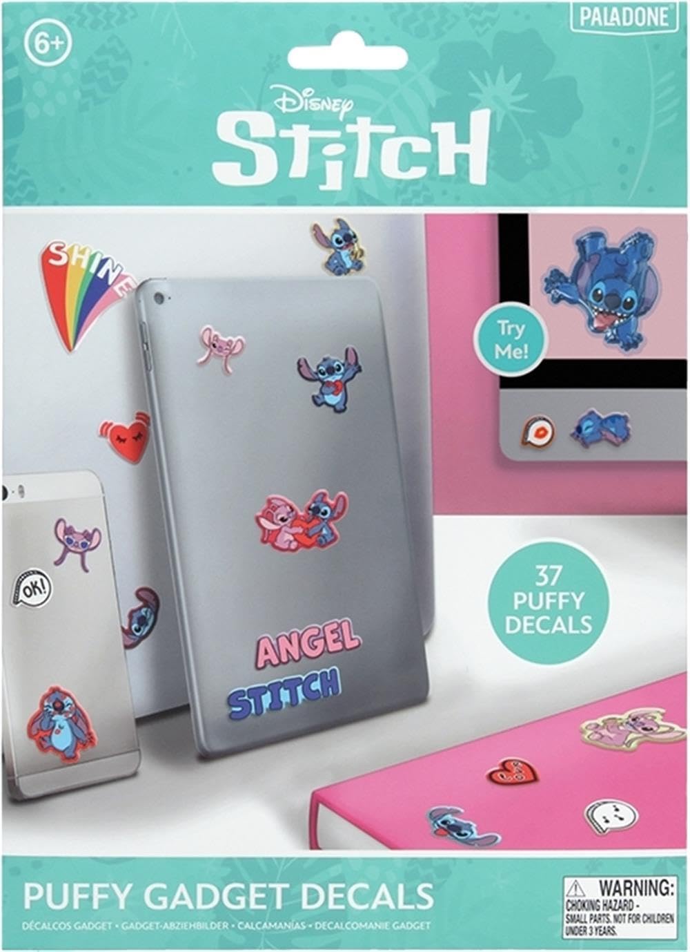 Paladone Disney Stitch Puffy Gadget Decals