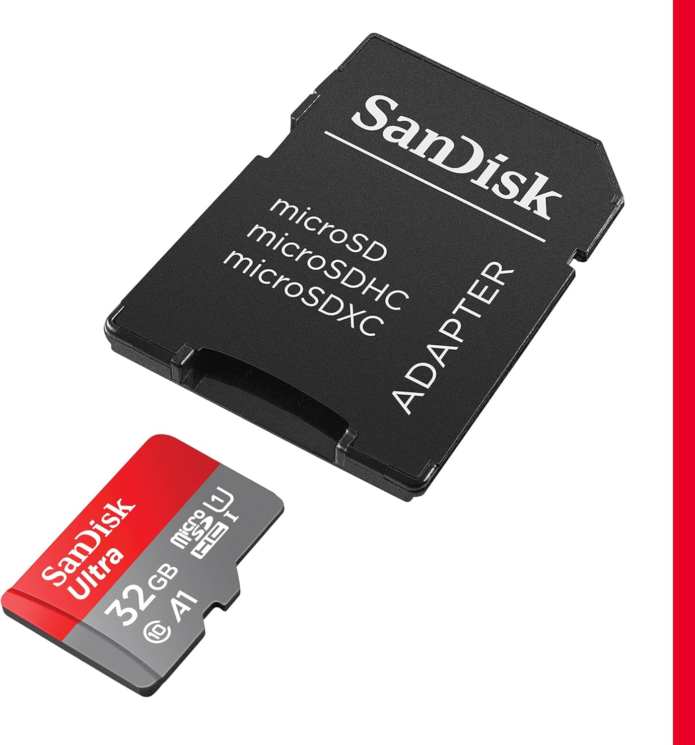 SanDisk Ultra microSDHC UHS-I Card with Adapter - 32GB Storage, Speed up to 120 MB/s