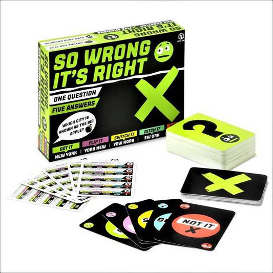 So Wrong It's Right - One Question, Five Answers Board Game