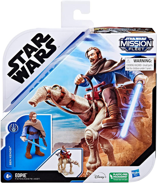 Star Wars Mission Fleet - Eopie and Ben Kenobi Action Figure 2