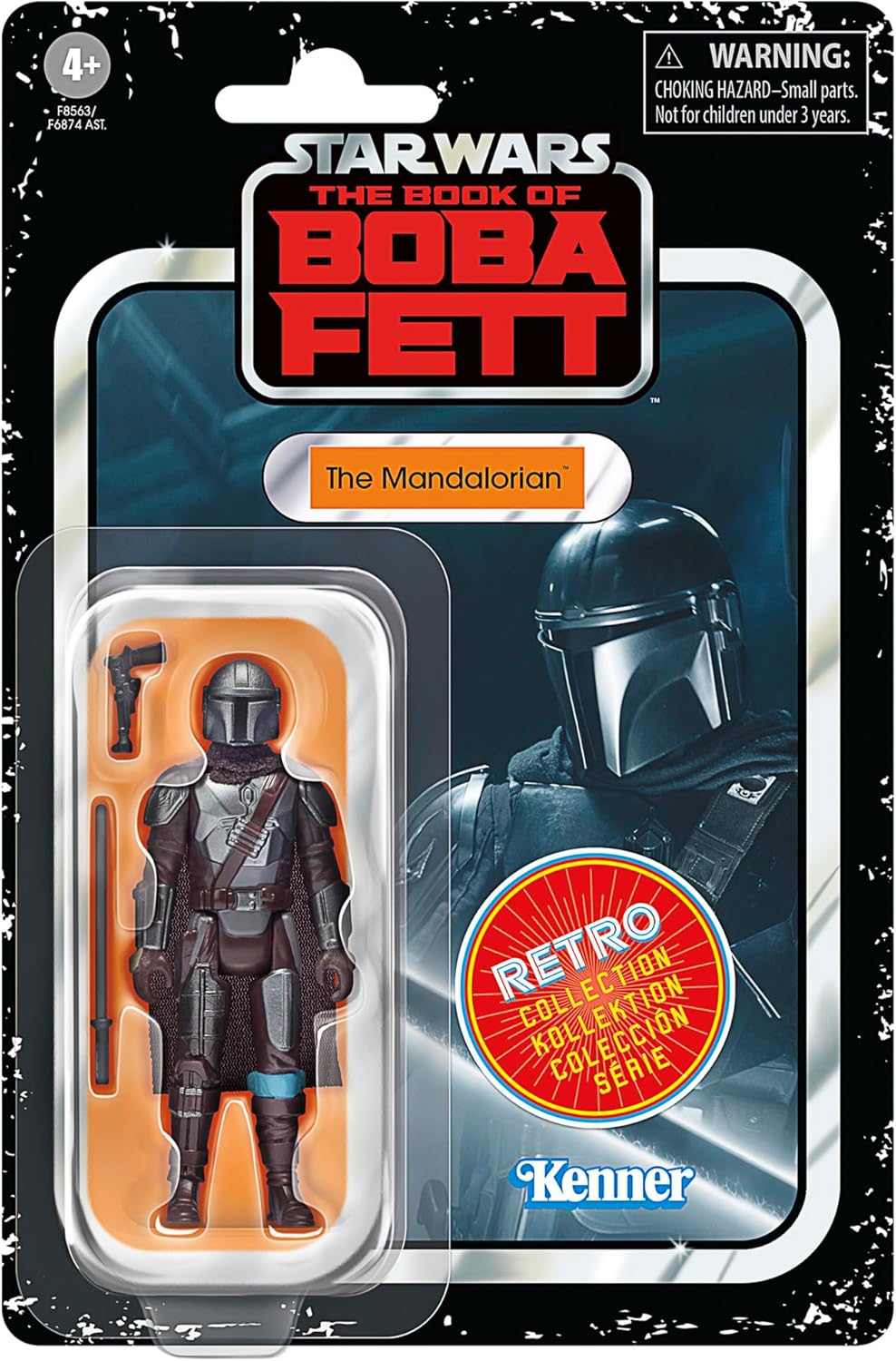 Star Wars The Book of Boba Fett Hasbro Retro Collection - The Mandalorian Collectable 4" Figure