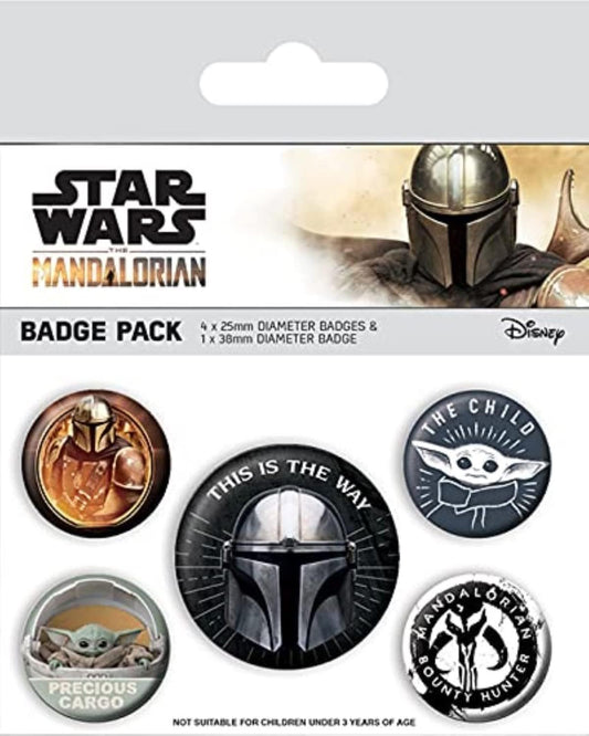 Star Wars The Mandalorian Badge Pack