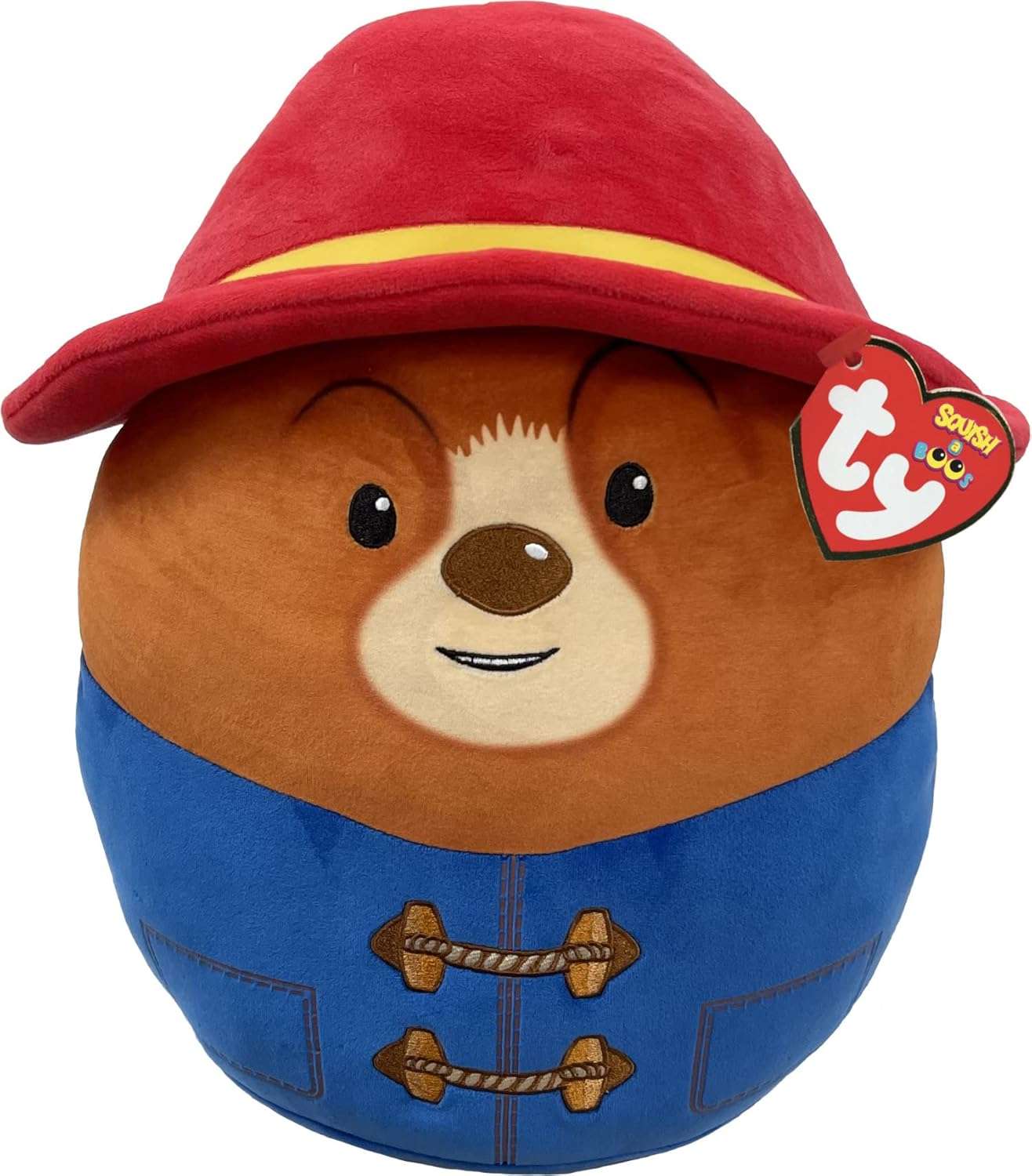 TY Squishie Beanies Squish-A-Boo Paddington Bear 14" Plush